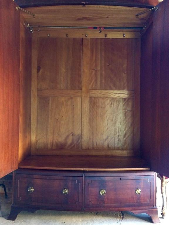 Antique Edwardian Wardrobe Mahogany Armoire at 1stDibs