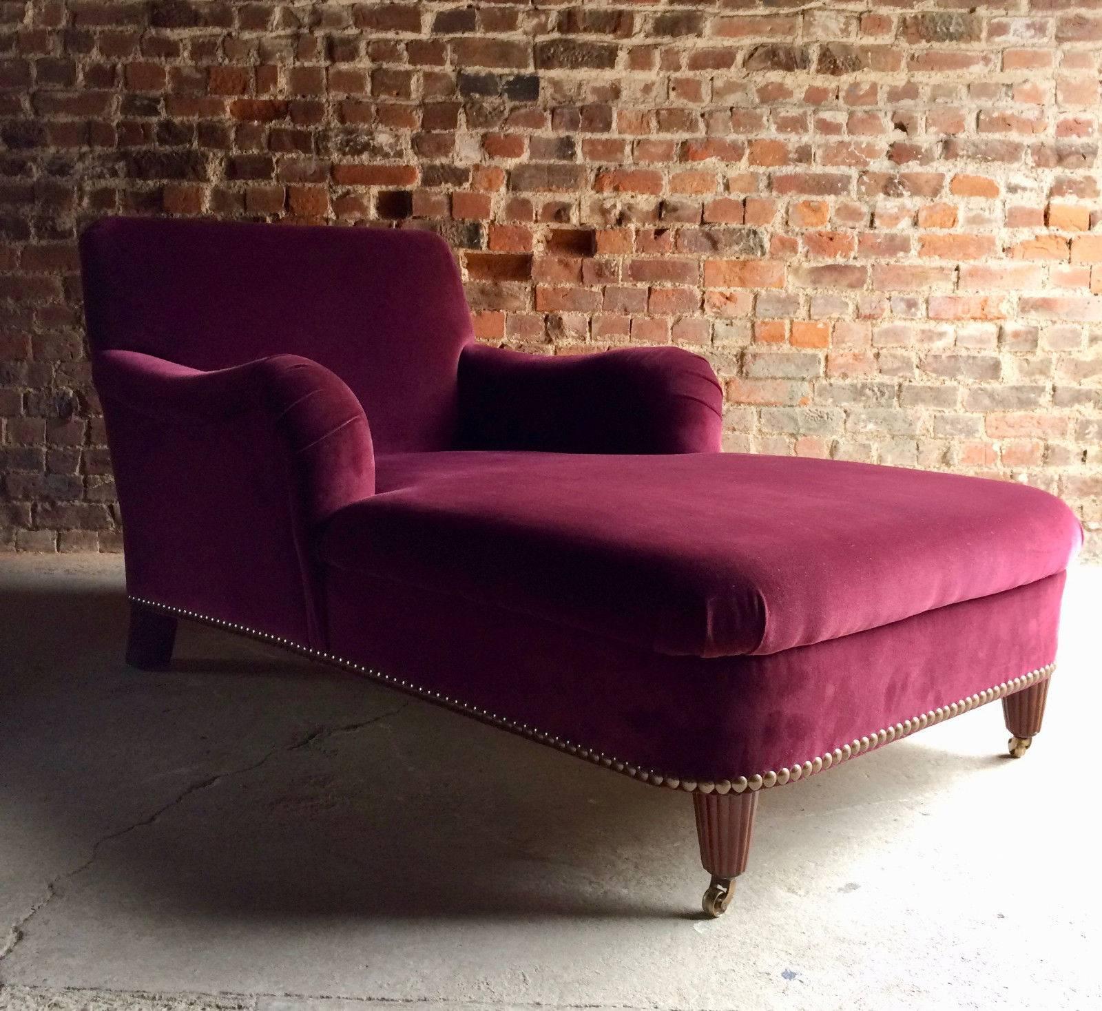 Ralph Lauren Chaise Longue Sofa Armchair Loveseat Original Velvet 4