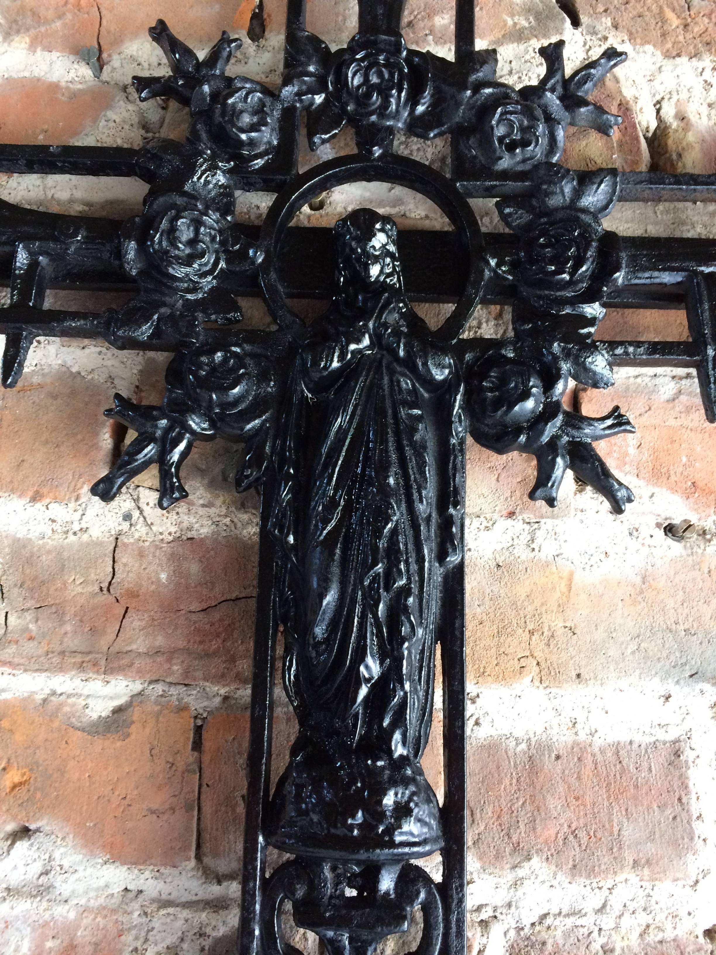 antique french crucifix