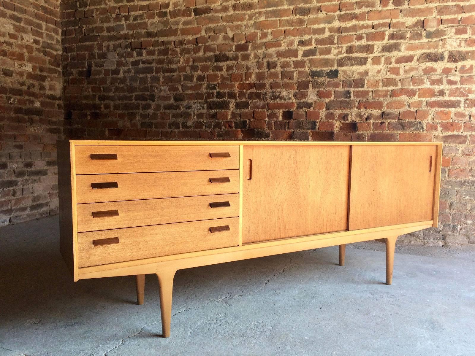 Mid-Century Modern Mid-Century Ercol Blonde Teak Sideboard Credenza G Plan Danish Design, 1970s