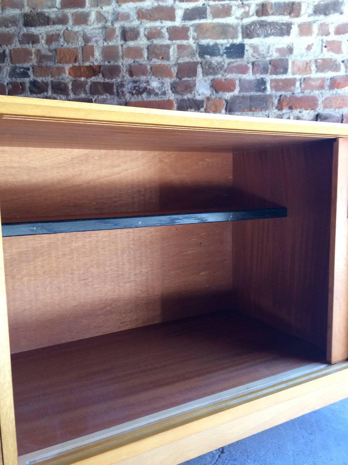 Mid-Century Ercol Blonde Teak Sideboard Credenza G Plan Danish Design, 1970s 2