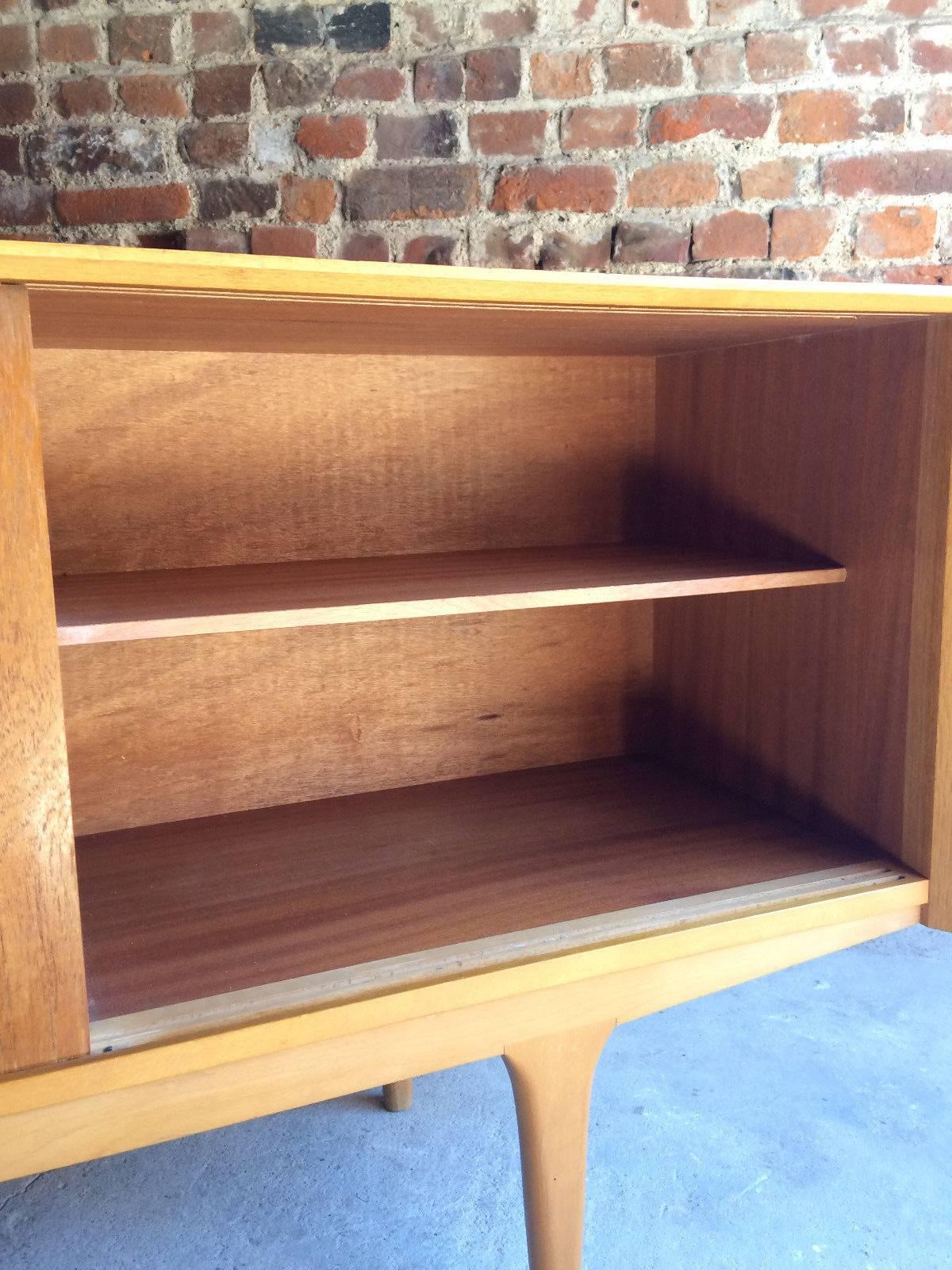 Mid-Century Ercol Blonde Teak Sideboard Credenza G Plan Danish Design, 1970s 3