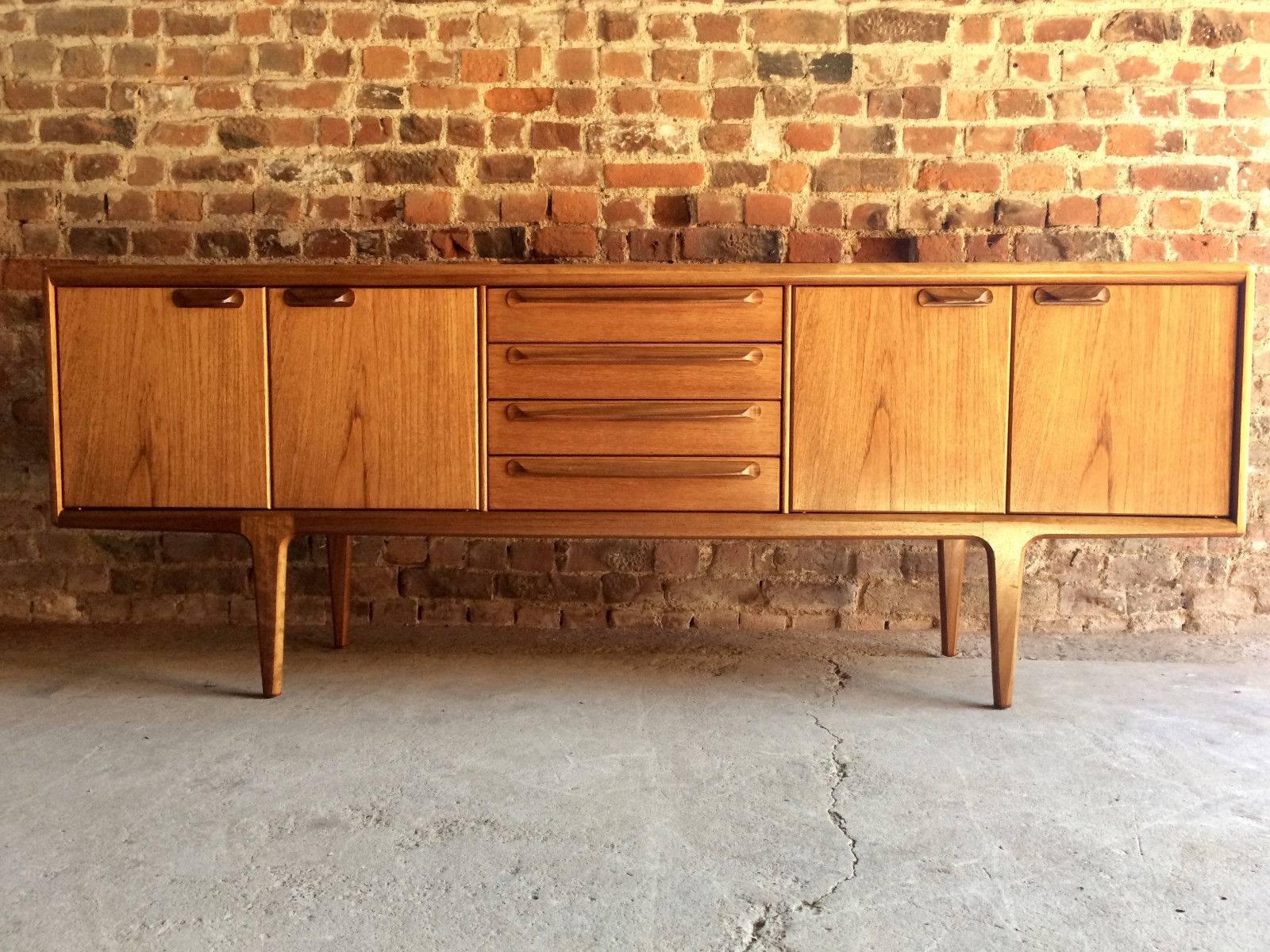 Mid-Century John Herbert for Younger Blonde Teak Sideboard Credenza, 1970s 2