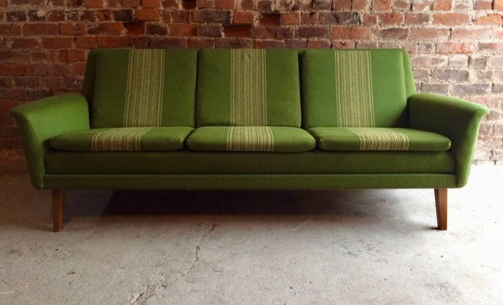 Midcentury Folke Ohlsson Three-Seat Sofa Made by Fritz Hansen for DUX, 1960s 1