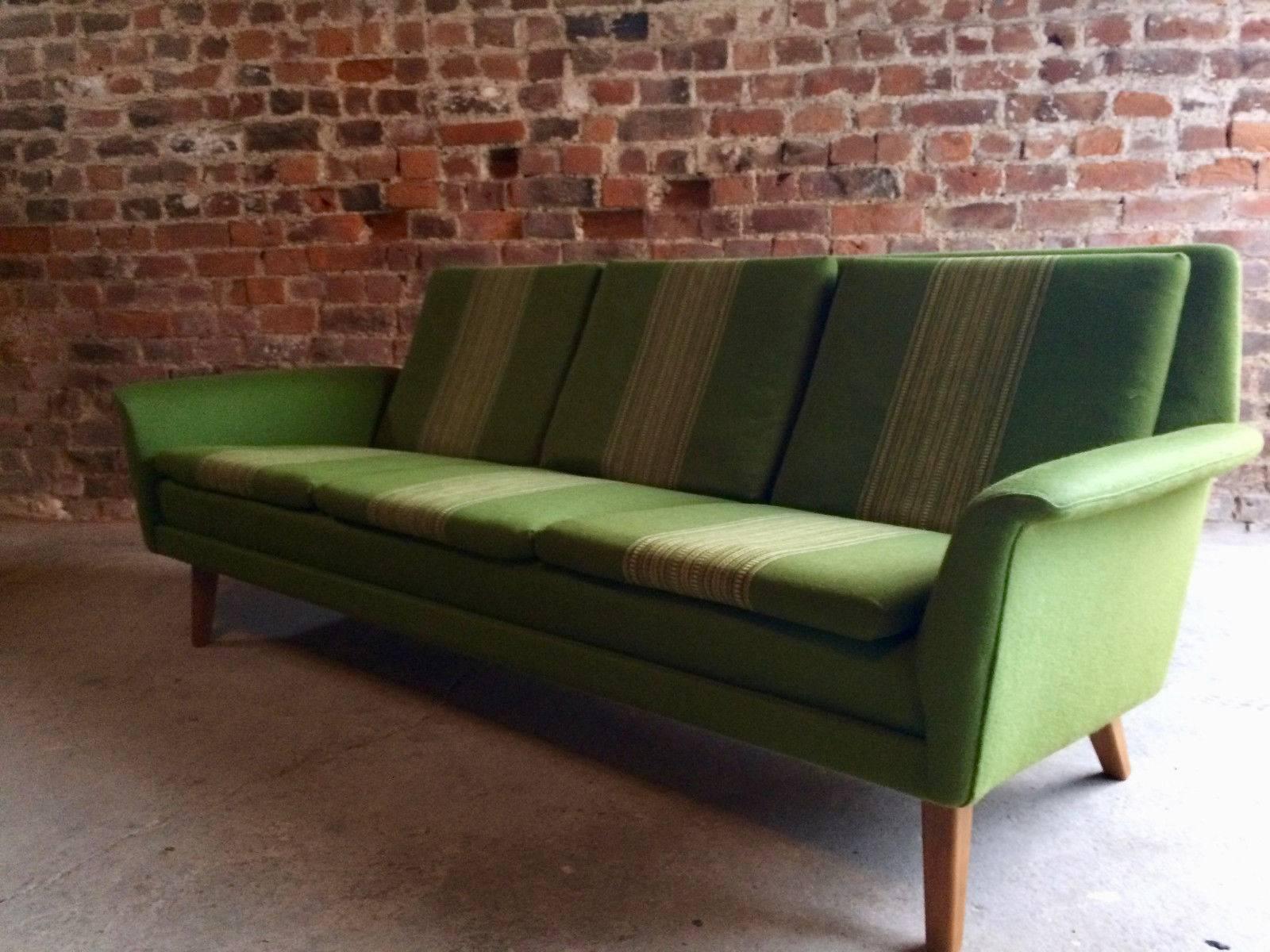 Midcentury Folke Ohlsson Three-Seat Sofa Made by Fritz Hansen for DUX, 1960s 3