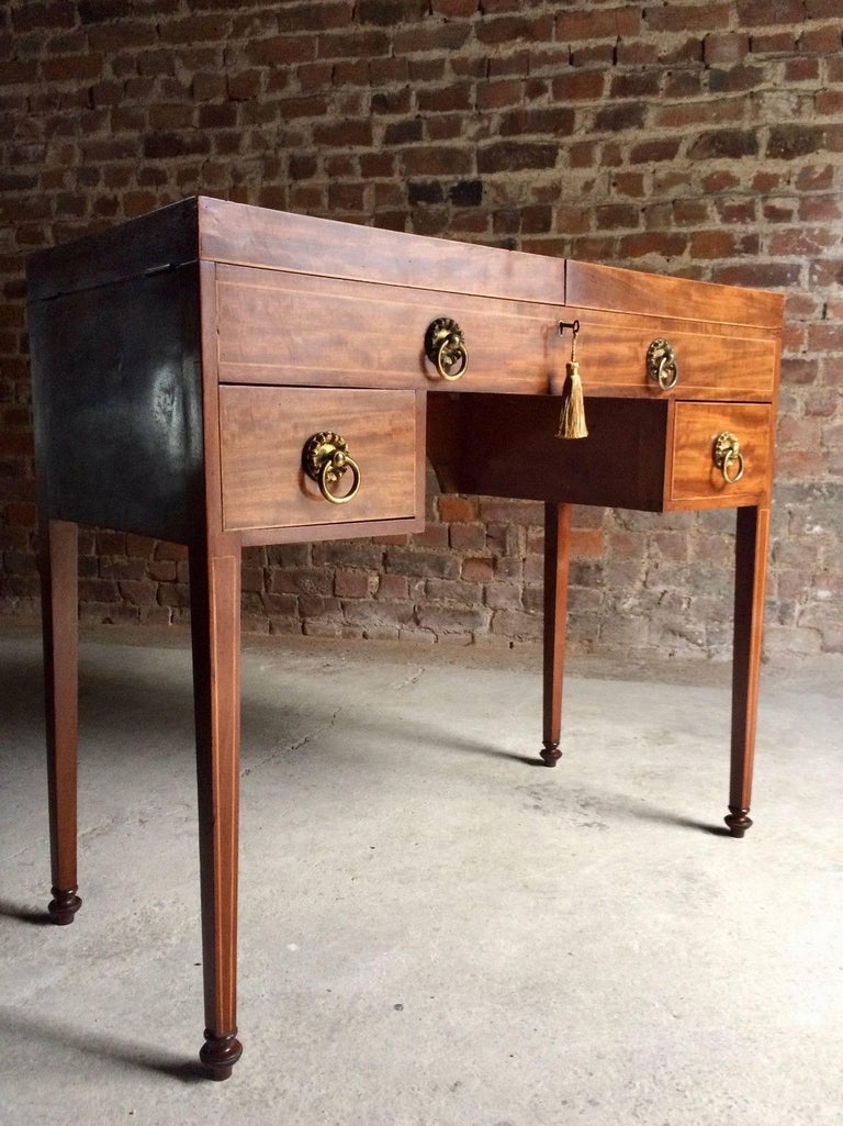Antique Dressing Table Gany Regency 19th Century Circa 1835 At A Sublime Antique 19th Century Regency Gany Enclosed Washstand Circa 1835 The Twin Folding