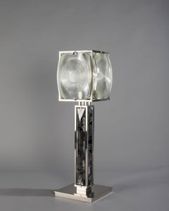 Nickel Ceramic Table Lamps by Christophe Côme, 2017