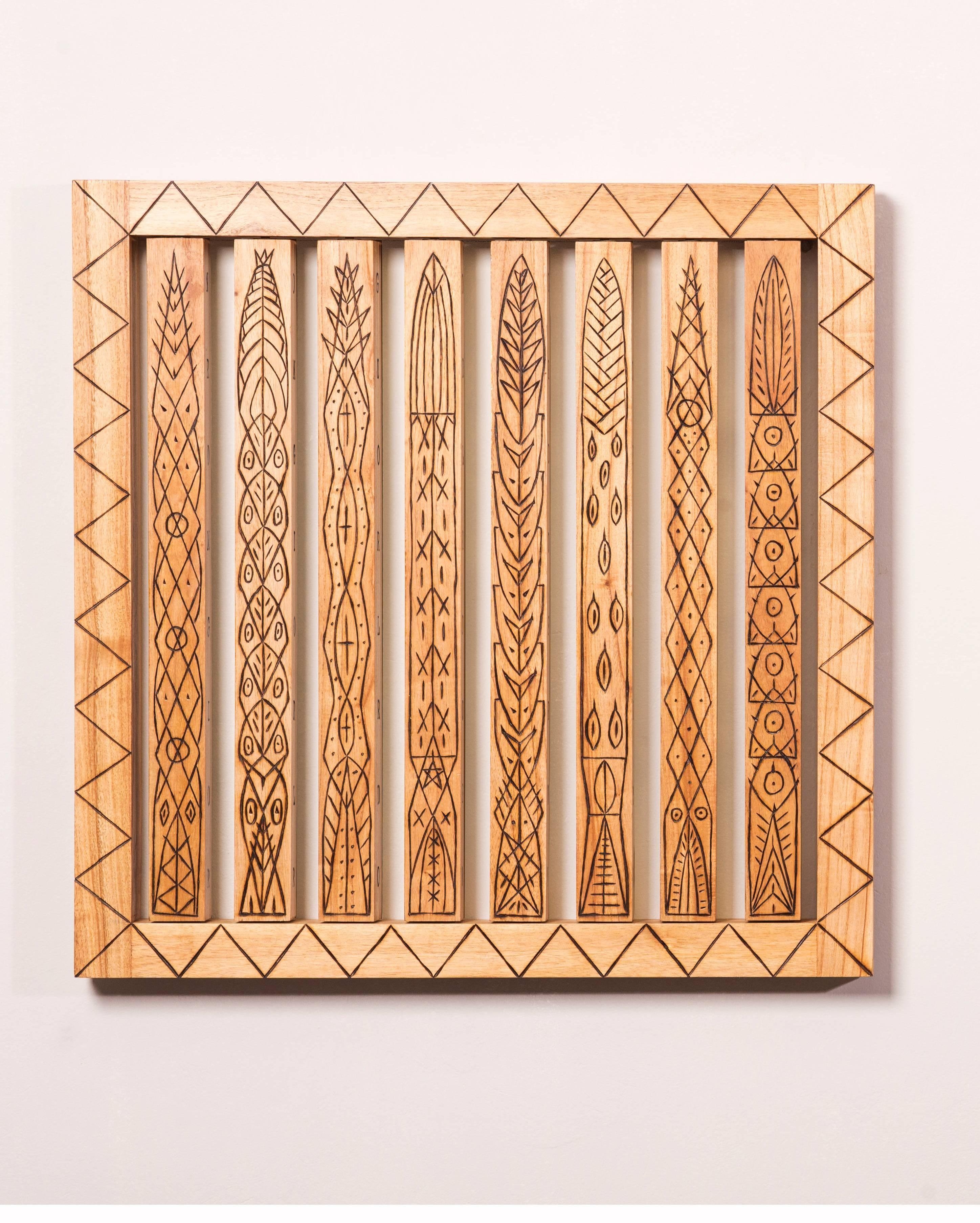 Pedro Barrail's Digital Mirror was created in 2014 as part of his first solo exhibition at Cristina Grajales Gallery, titled Welcome to the Jungle. This piece was first built by Barrail and then sent to a remote Paraguayan village, where it received