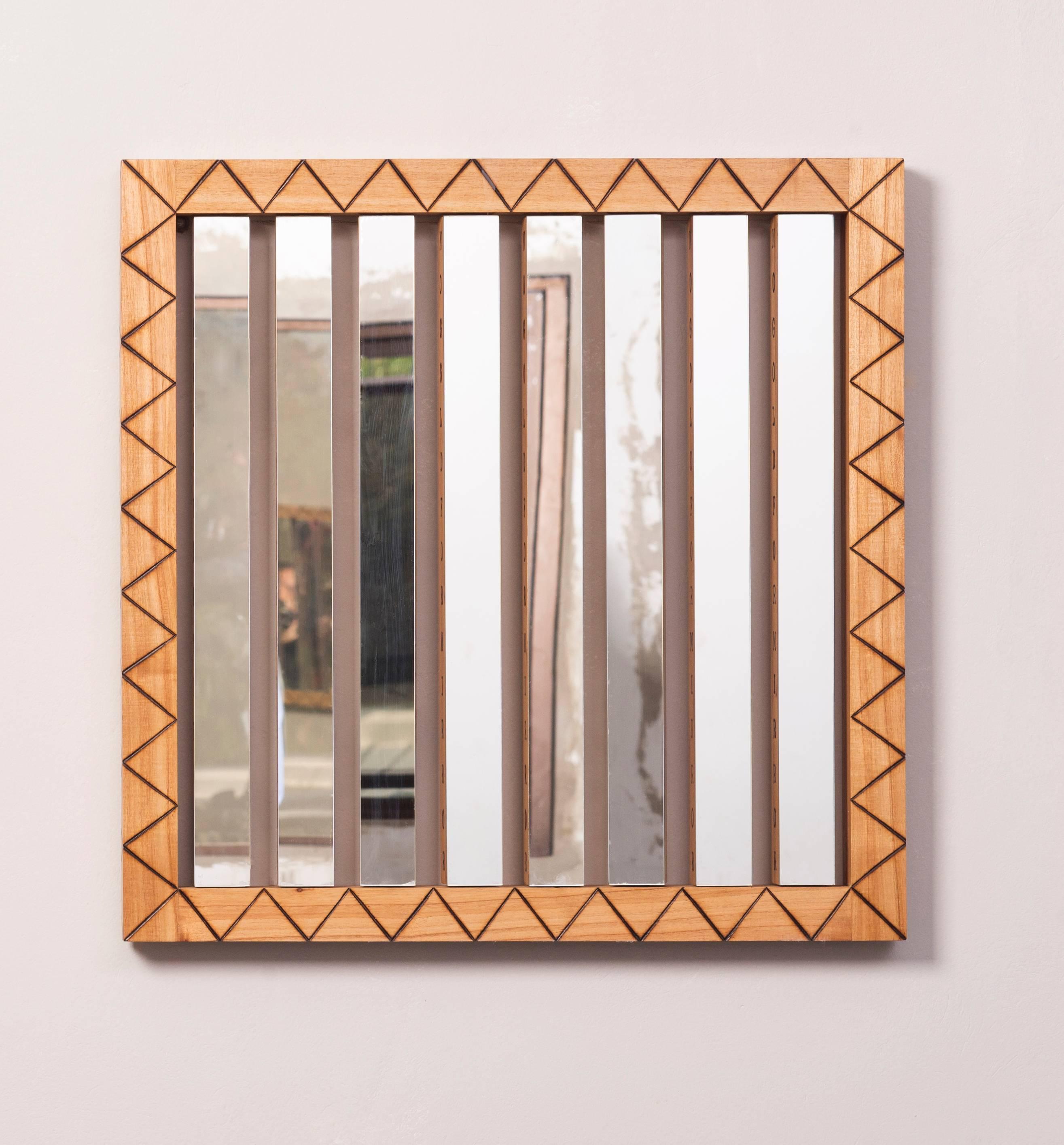 Contemporary Tattooed Digital Mirror by Pedro Barrail