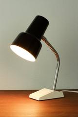 Vintage Mid-Century German Swan Neck Desk Lamp by Hoffmeister Leuchten