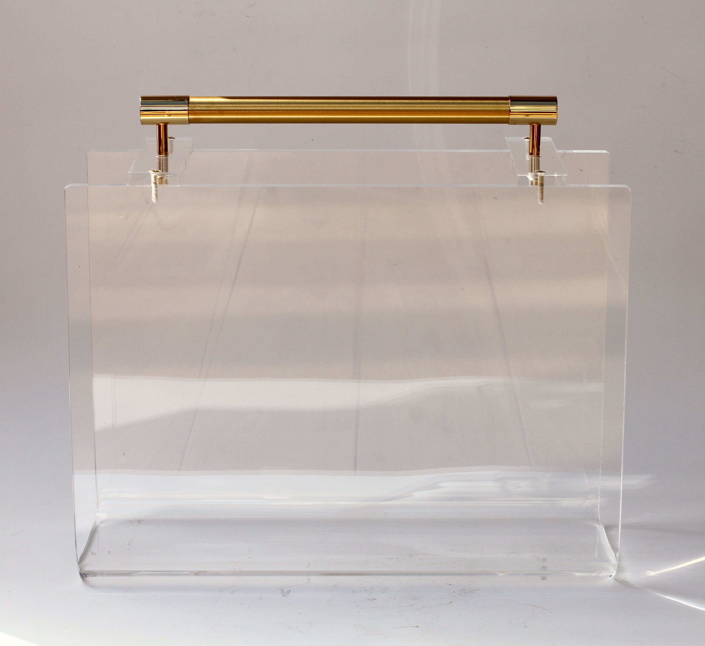 1970S Karl Springer Charles Hollis Jones Style Lucite And Gold 1970S Karl Springer Charles Hollis Jones Style Lucite And Gold