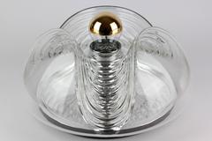 Extra Large 1970s Biomorphic Koch & Lowy Wall Sconce / Light for Peill & Putzler