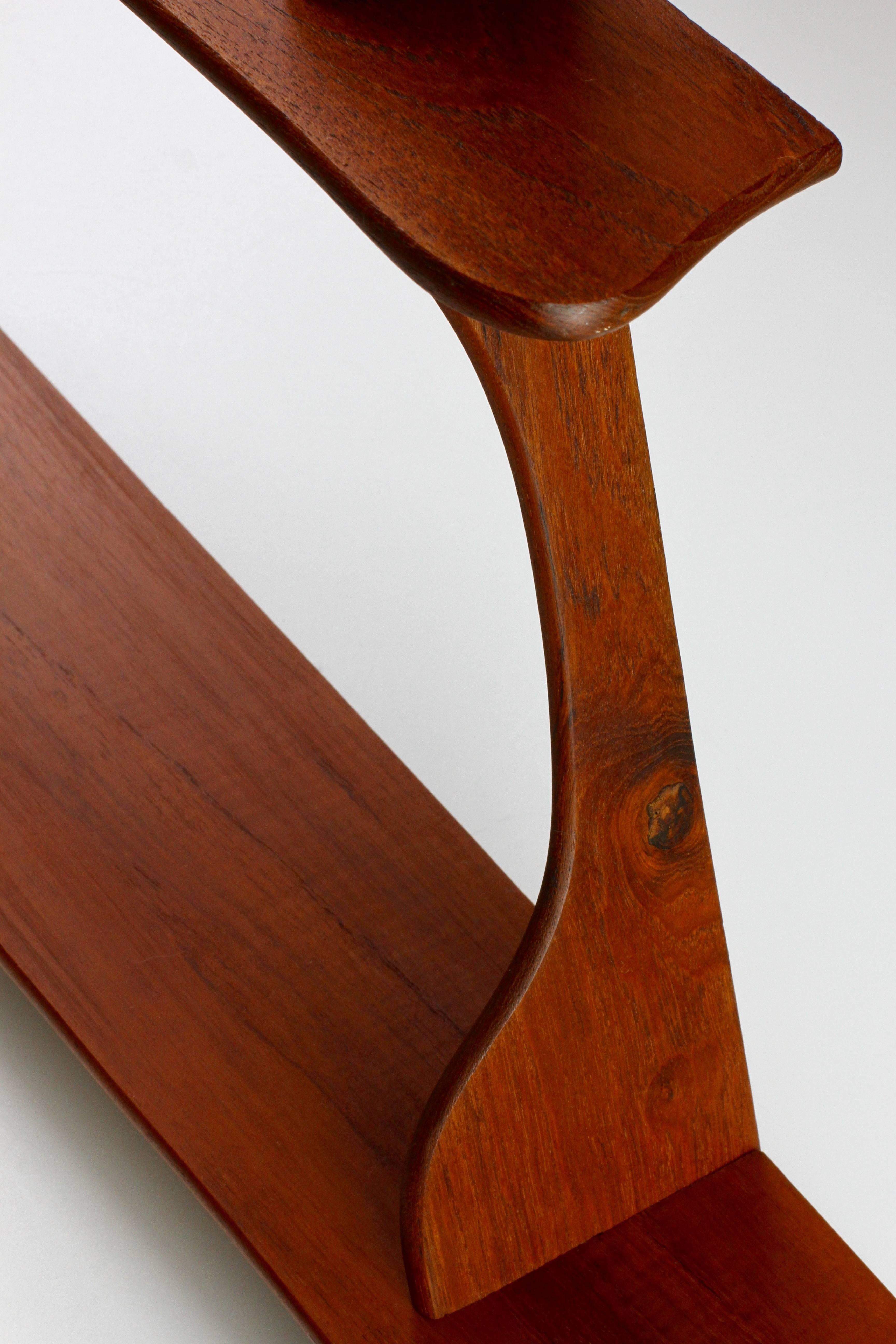 20th Century 1950s Organic and Sculptural Danish 'Amager' Shelves in Walnut after Peder Moos