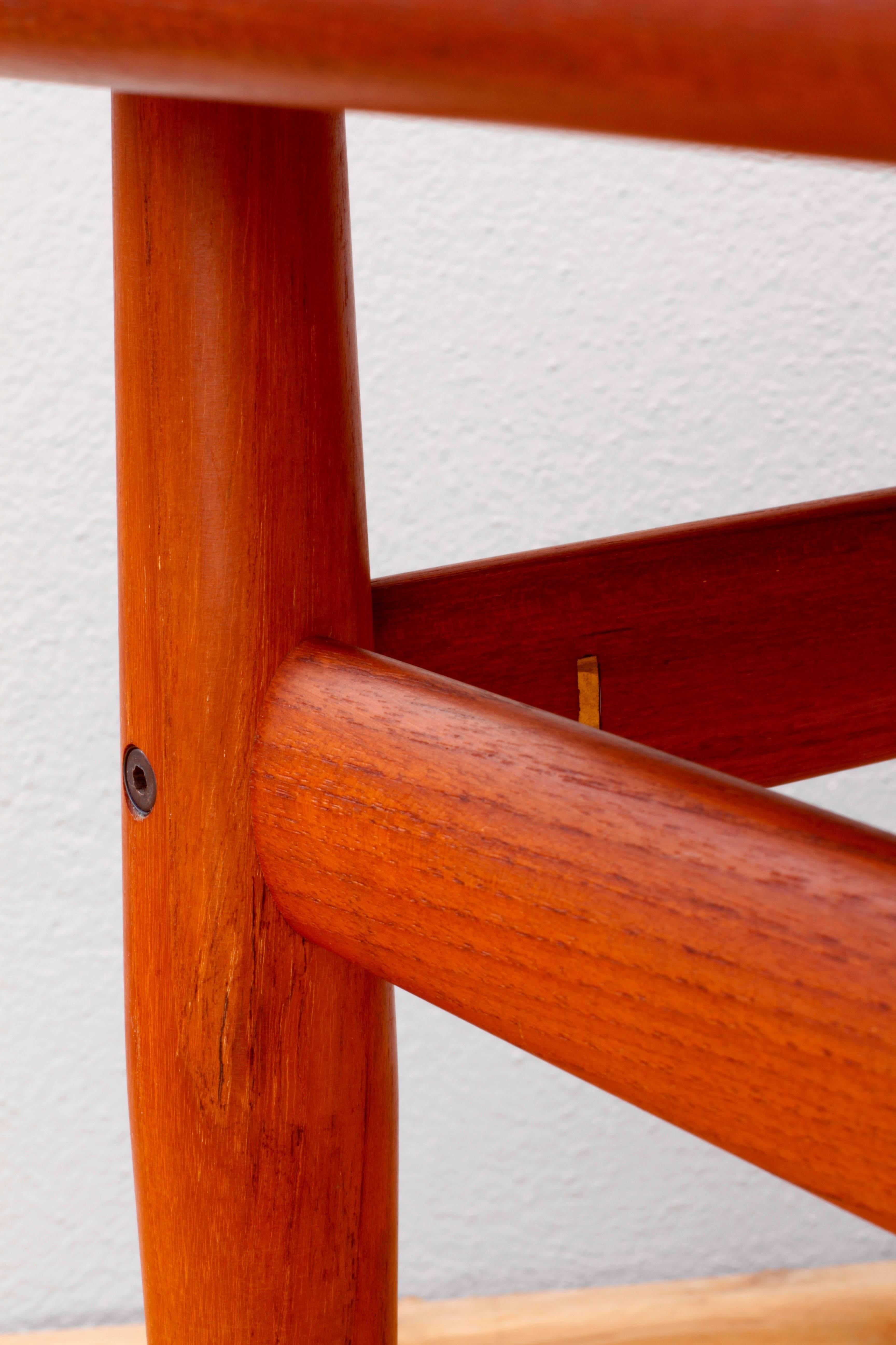 Oiled Mid-Century Danish Solid Teak Side or End Table by Grete Jalk for Glostrup 1960s