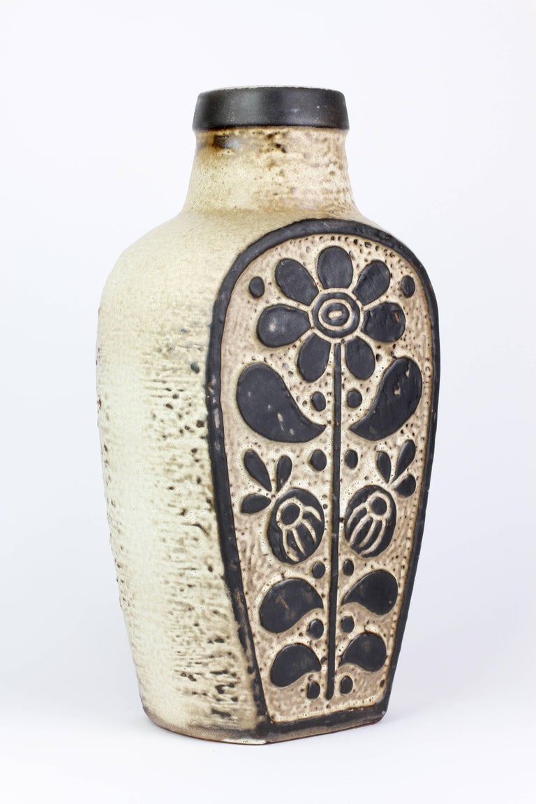 MidCentury Modern West German Pottery Vase by Dieter Peter for