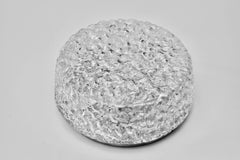 1970s Vintage Pair of Limburg Ice Glass Flush Mount Light Fixtures or Lamps