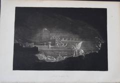 John Martin, Pandemonium, Mezzotint, 1827