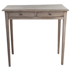 Small Antique Gustavian Style Bleached Side Table. English C.1800