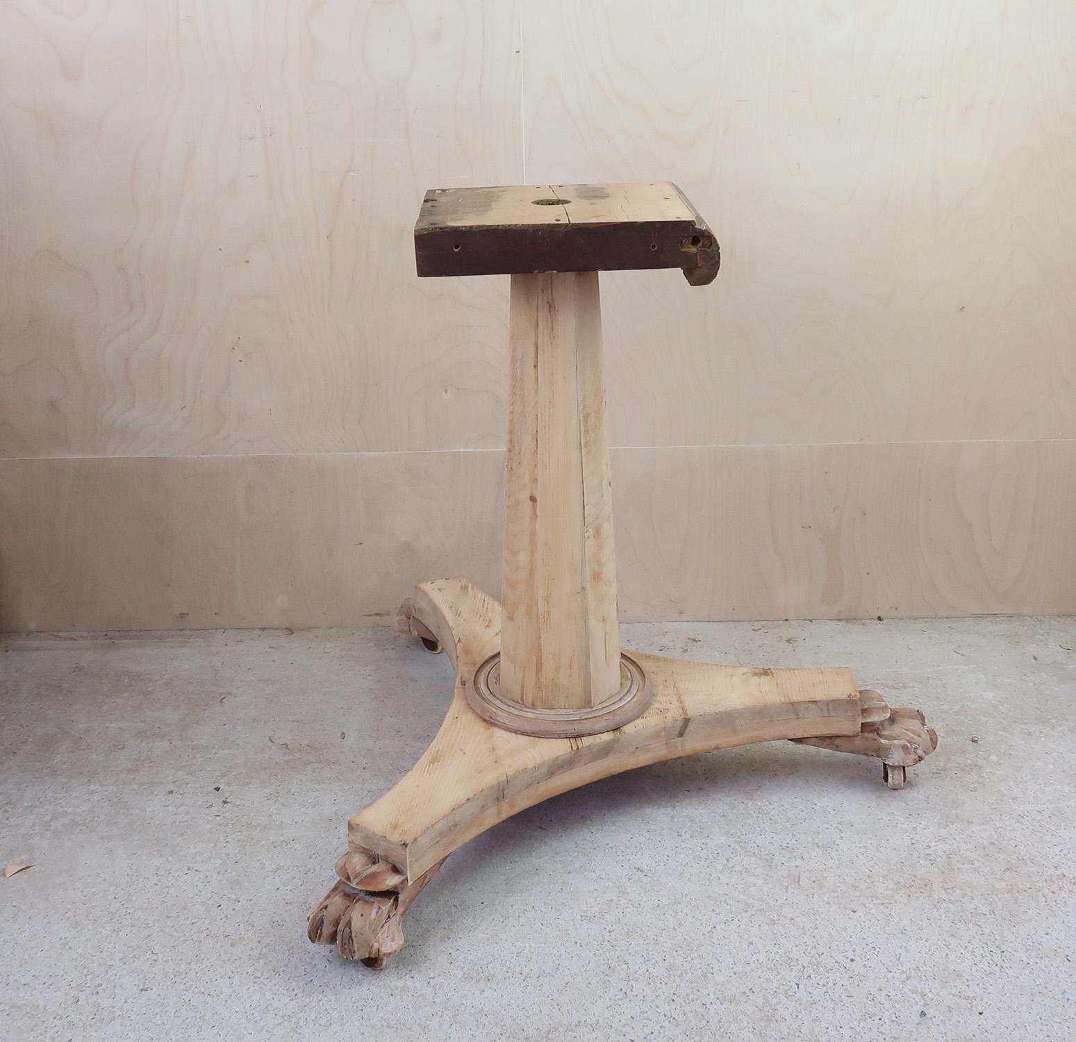 Small Antique Palladian Style Round Bleached Table, English, C.1835 For Sale 2