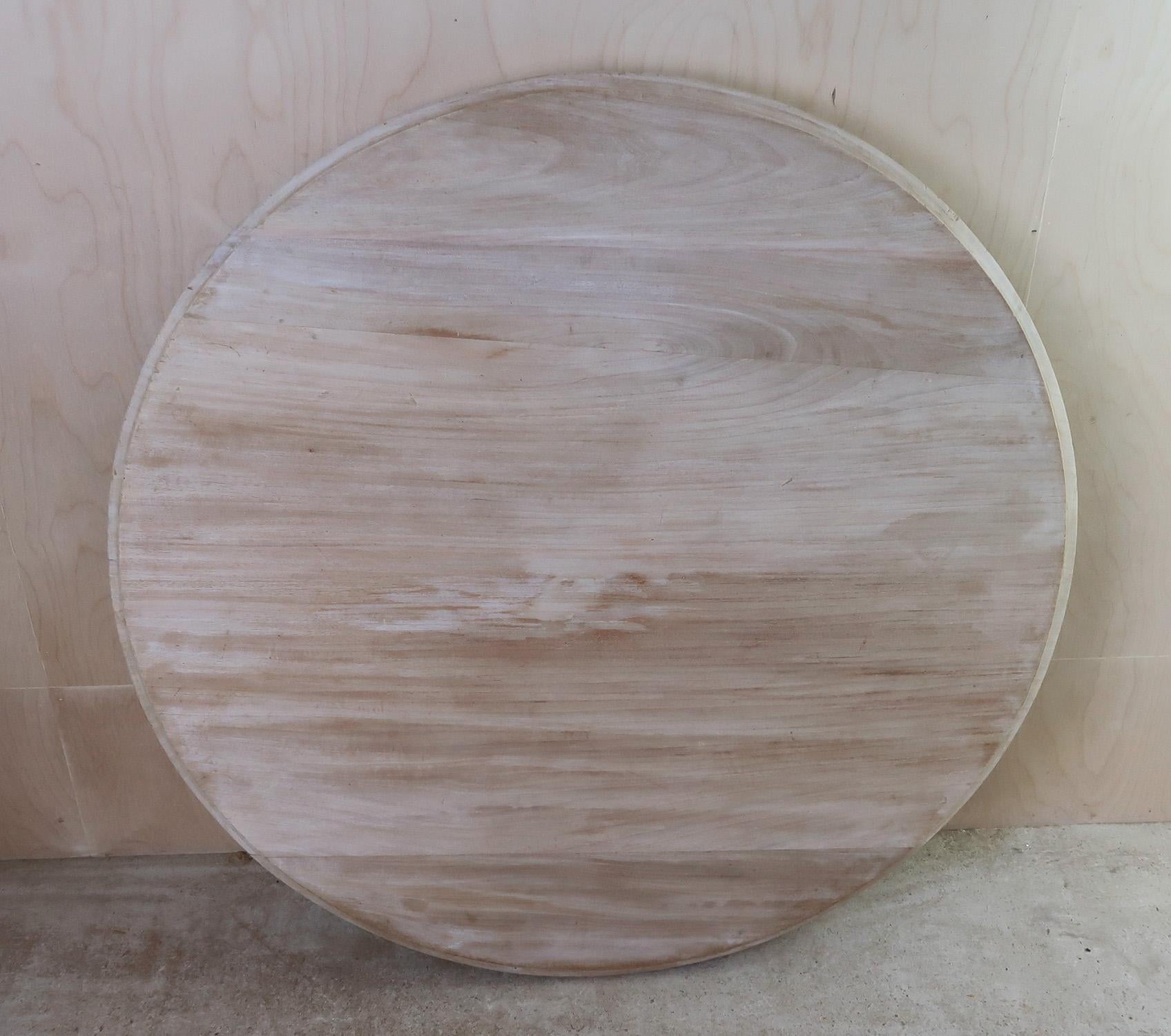 Small Antique Palladian Style Round Bleached Table, English, C.1835 For Sale 1