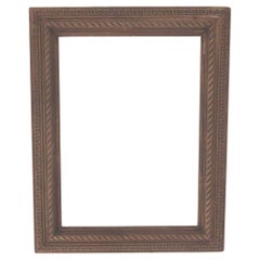 Grand cadre-photo ancien en bois sculpté de style Renaissance. Anglais, 19e siècle