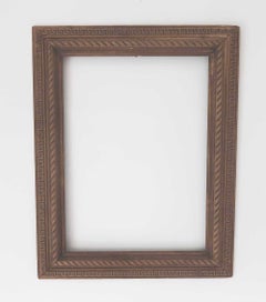 Large Antique Renaissance Style Carved Wood Picture Frame. English, 19th Century