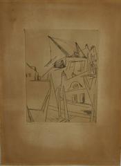 Isaac Lichtenstein, Industrial Scene, 1920s