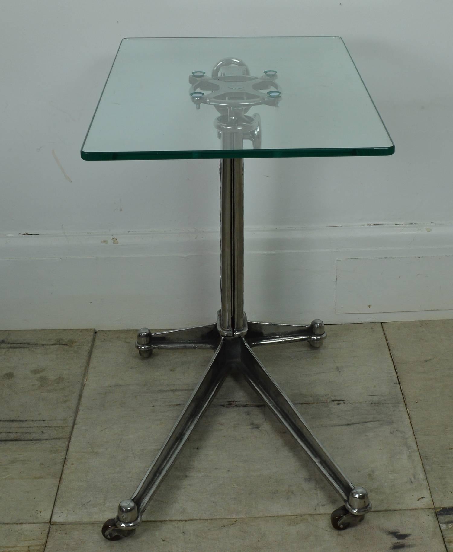 20th Century Vintage Industrial Adjustable Work Table. English, 1920s