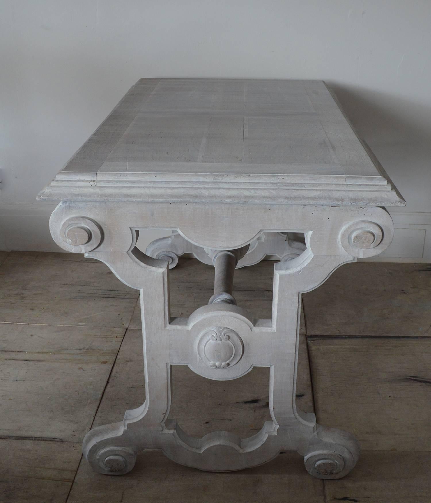 Antique Renaissance Revival Library or Console Table, English, circa 1850 In Good Condition In St Annes, Lancashire