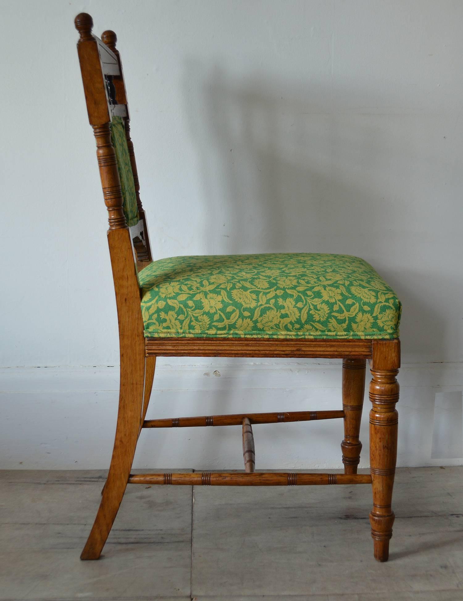 Great Britain (UK) Set of Four Antique Aesthetic Style Chairs, English, circa 1900
