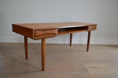 Arne Vodder Style Danish Teak Coffee Table, 1950s