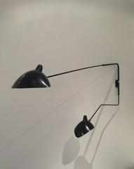 Serge Mouille Two-Arm Rotating Wall Light