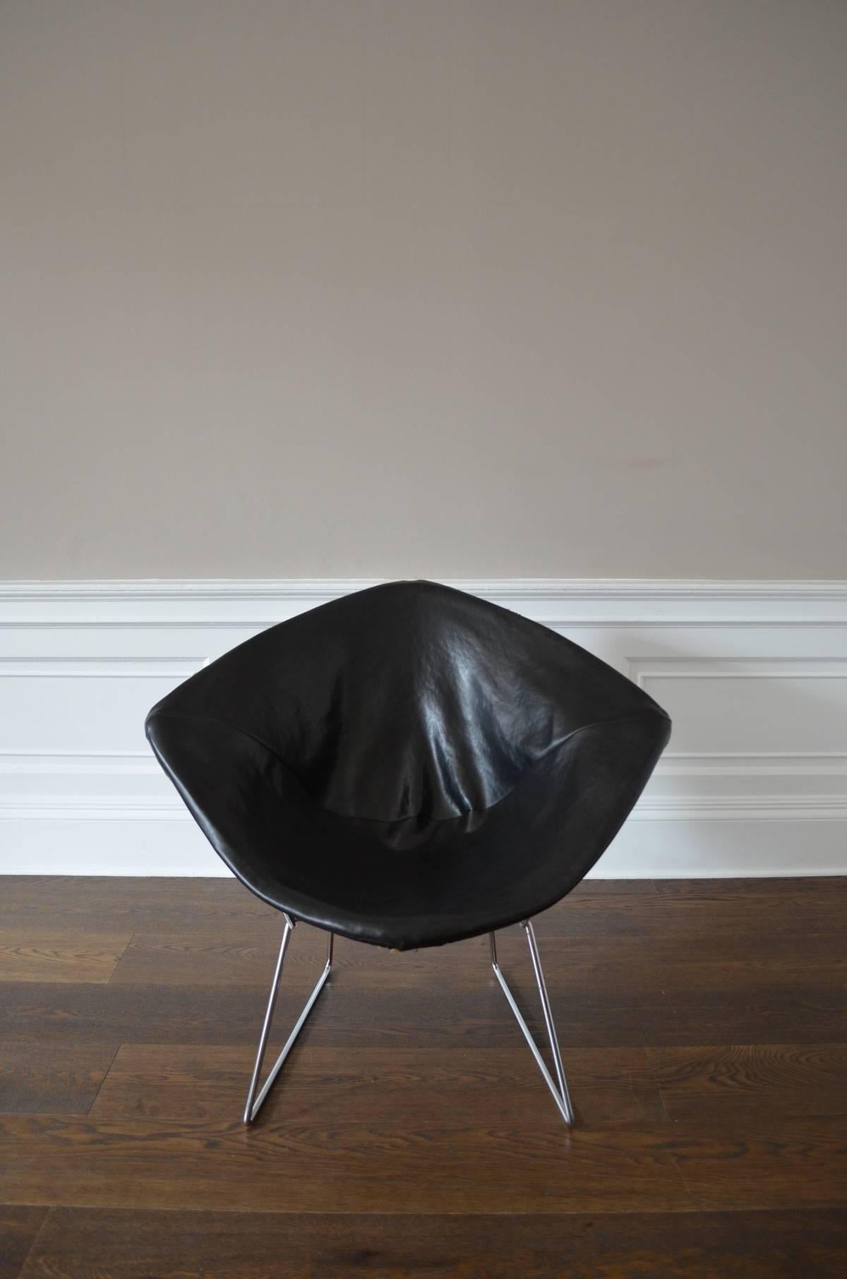 American Harry Bertoia for Knoll Wire Diamond Chair For Sale