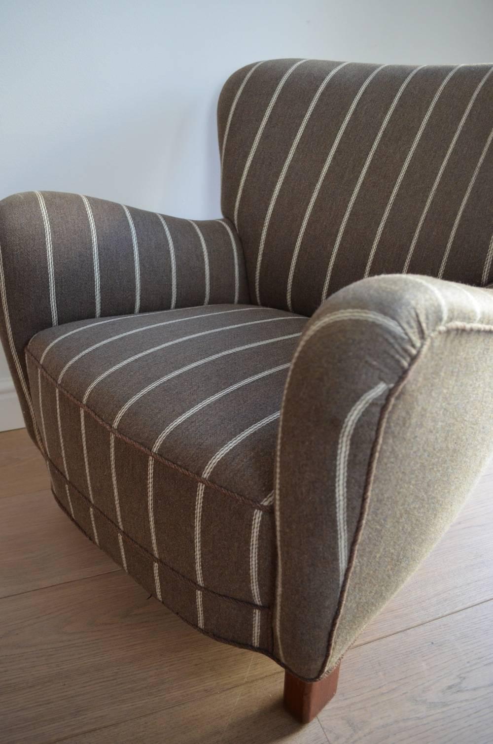 Mid-20th Century Fritz Hansen 1669 Easy Chair