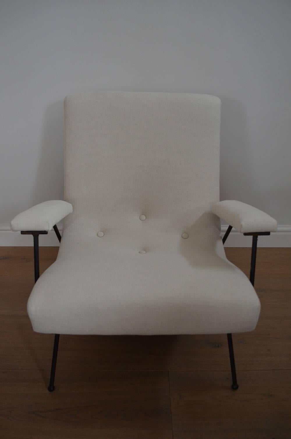 Upholstery Rare Lounge Chair by Adrian Pearsall for Craft Associates For Sale