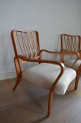 Exceptional Pair of 'Linden' Armchairs by G.A. Jenkins
