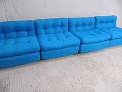 Mario Bellini für C&B Italia "Amanta" Satz von vier Loungesesseln/Modulsofas
