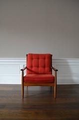 Pair of Greaves & Thomas 'His & Hers' Armchairs in Red, circa 1962