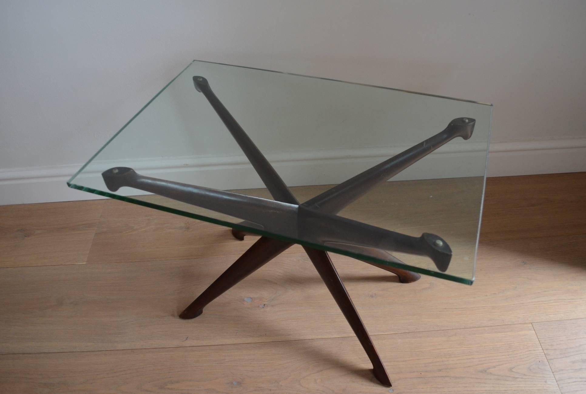 Ico Parisi for Fratelli Rizzi Italian Side Table, 1950s In Good Condition For Sale In London, Greater London
