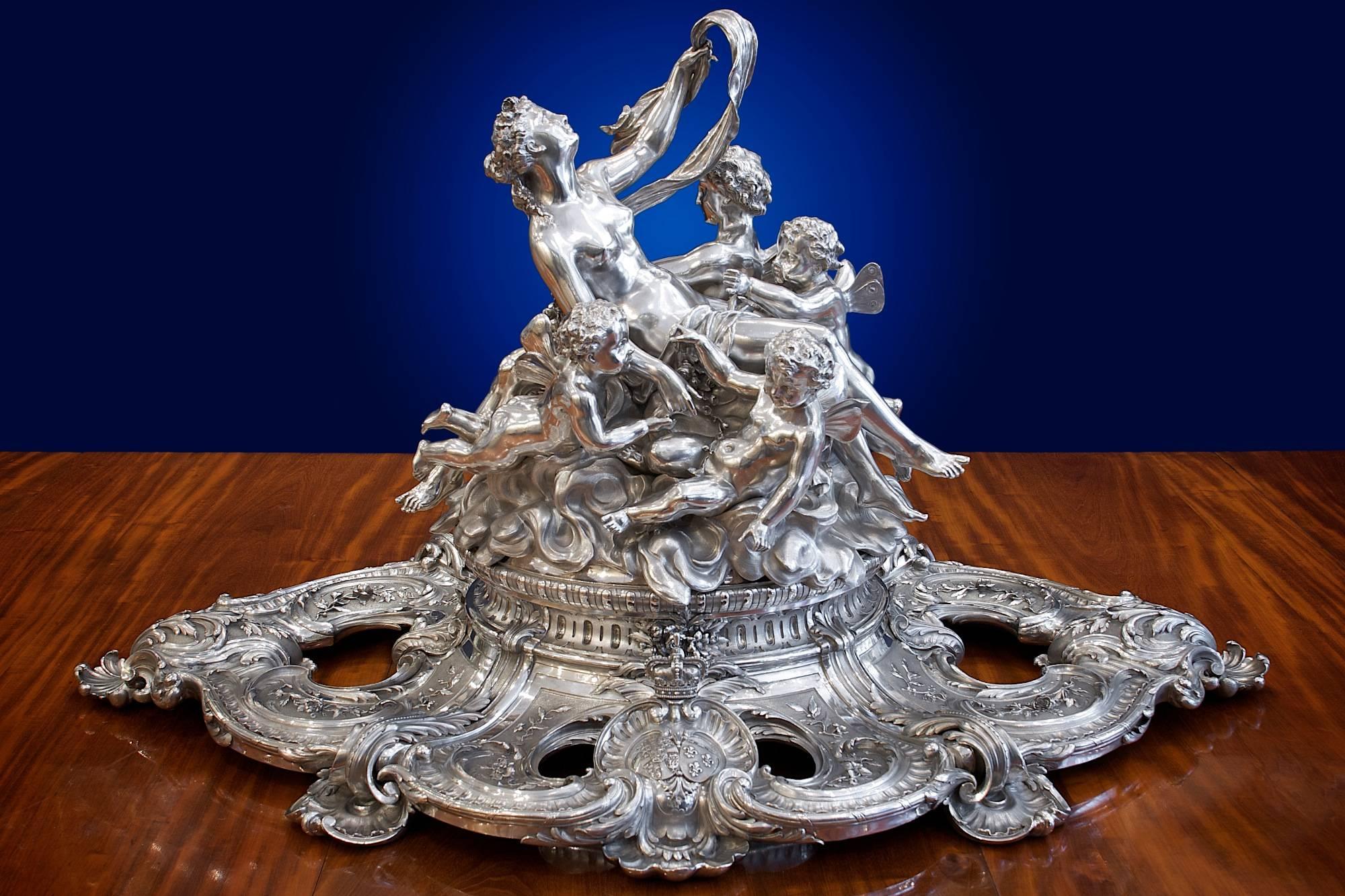 

The wedding gift of François d'Orléans, Prince de Joinville, third son of Louis-Philippe I, King of the French to his Grandaughter; Princess Marie d'Orléans in honor of her marriage on 20 October 1880 to Prince Valdemar of Denmark , youngest