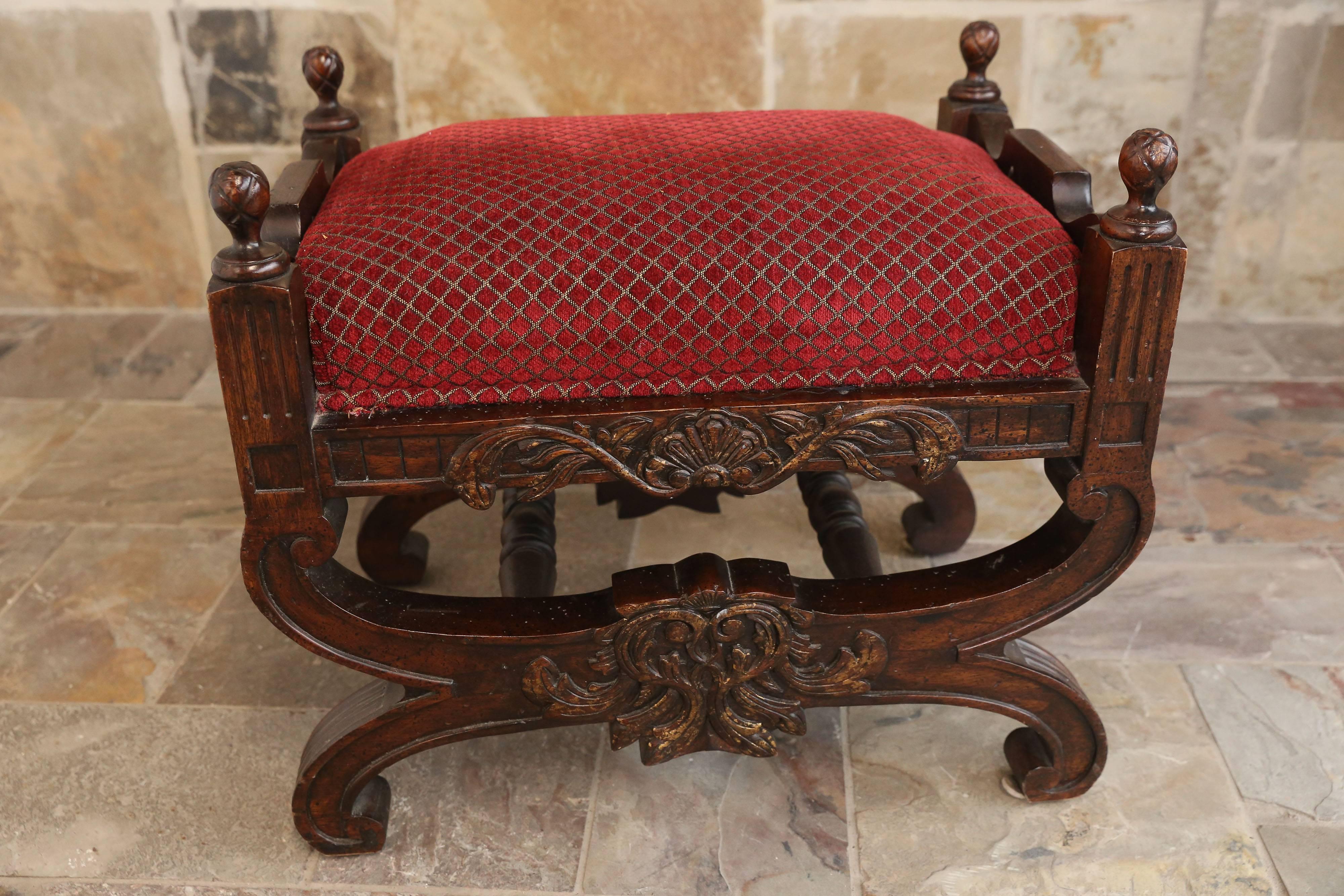 Pair of John Richard Alexander & Mary Carved French Benches In Good Condition In Houston, TX