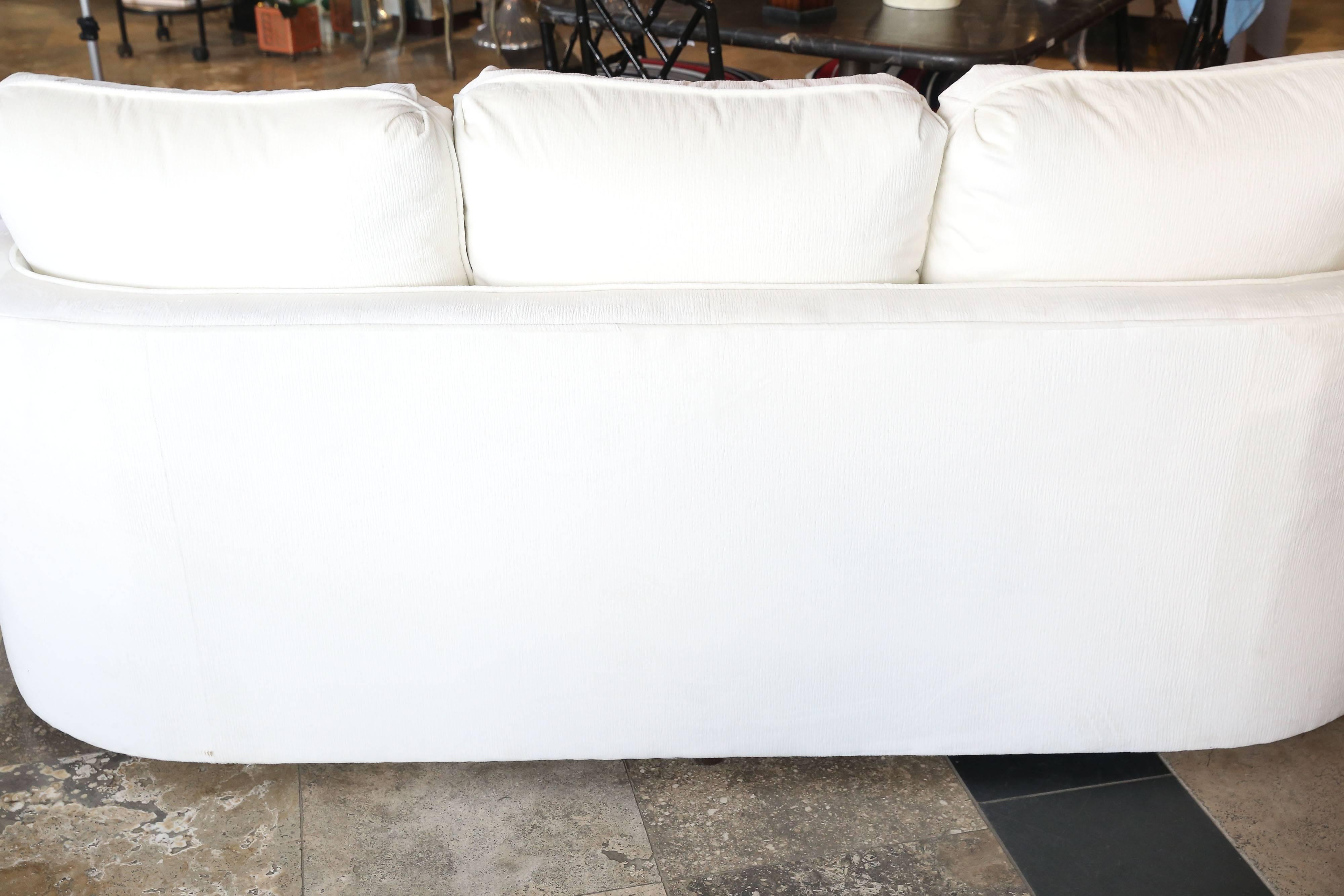 Mid-Century Modern 20th Century Bernhardt Curved Back Sofa