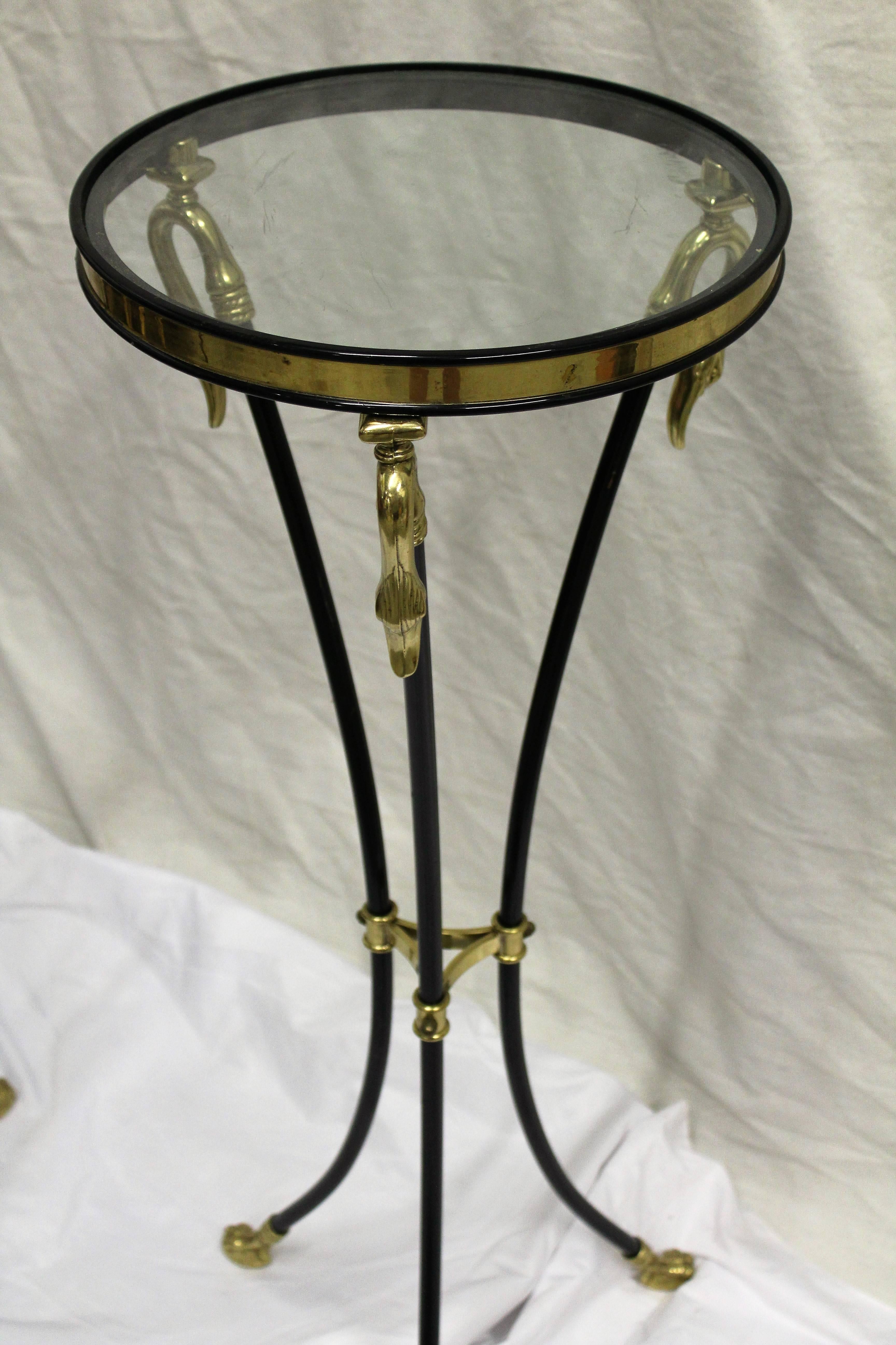 American Pair of Empire Styled 20th Century Pedestals For Sale