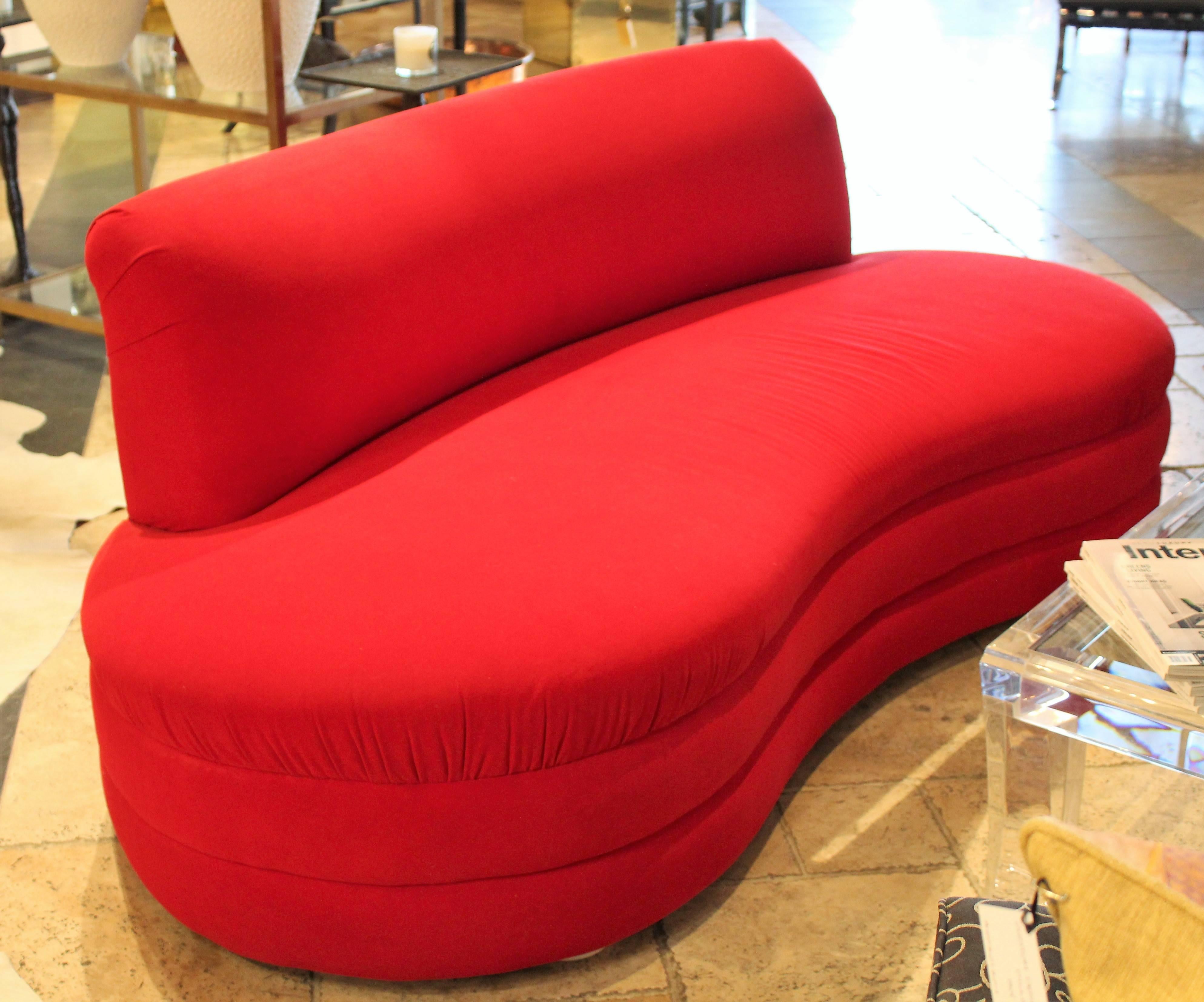 American 20th Century Biomorphic Shaped Sofa