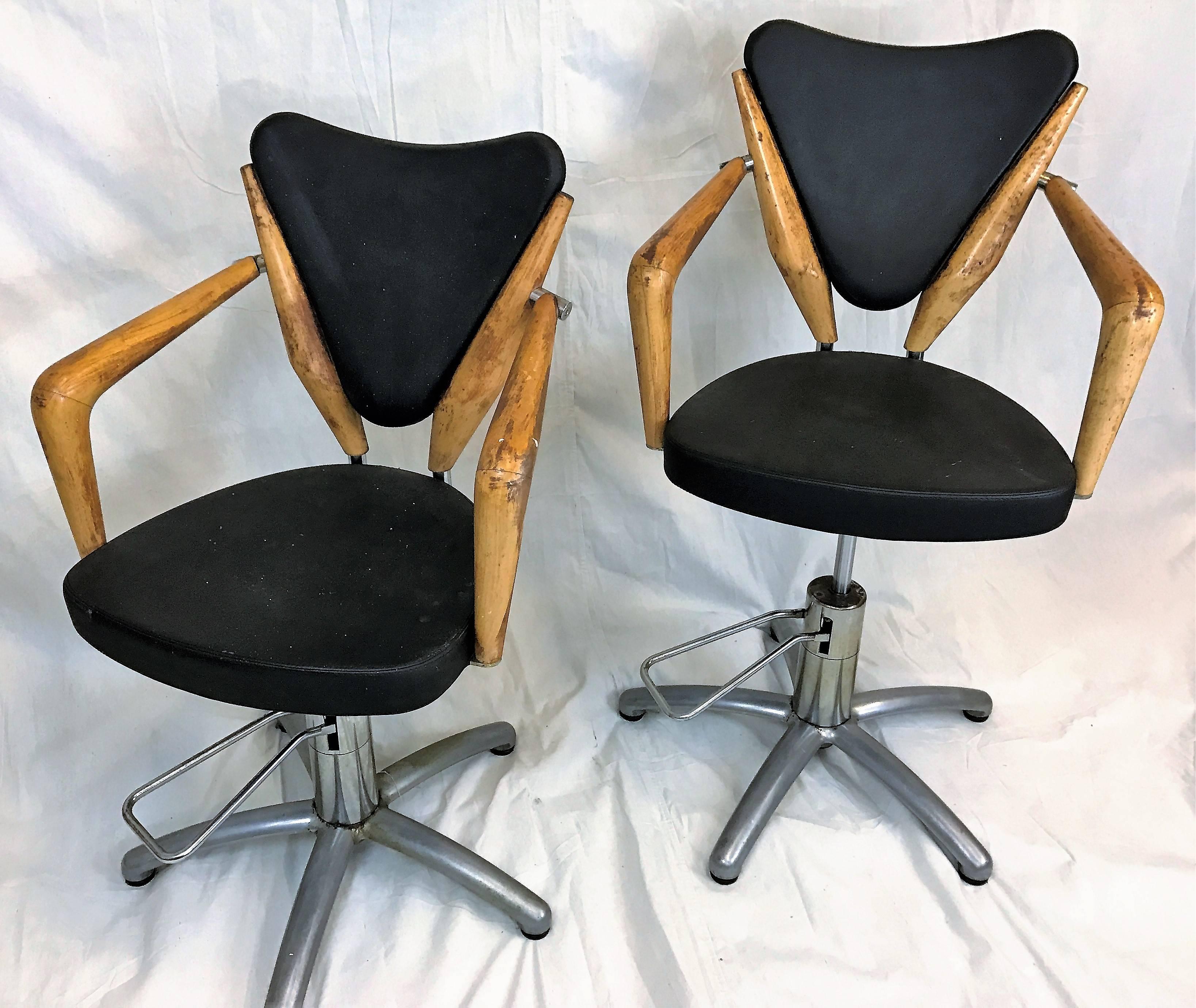 mid century salon chair