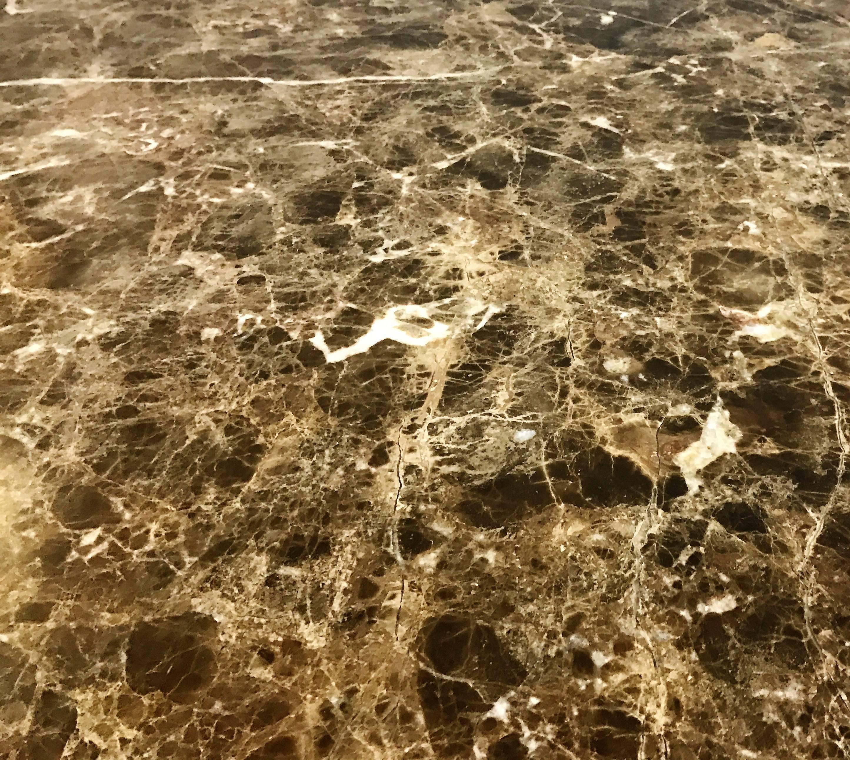 Mid-Century Modern Mid-Century Drexel Heritage Marble Cocktail Table Attributed to Edward Wormley For Sale