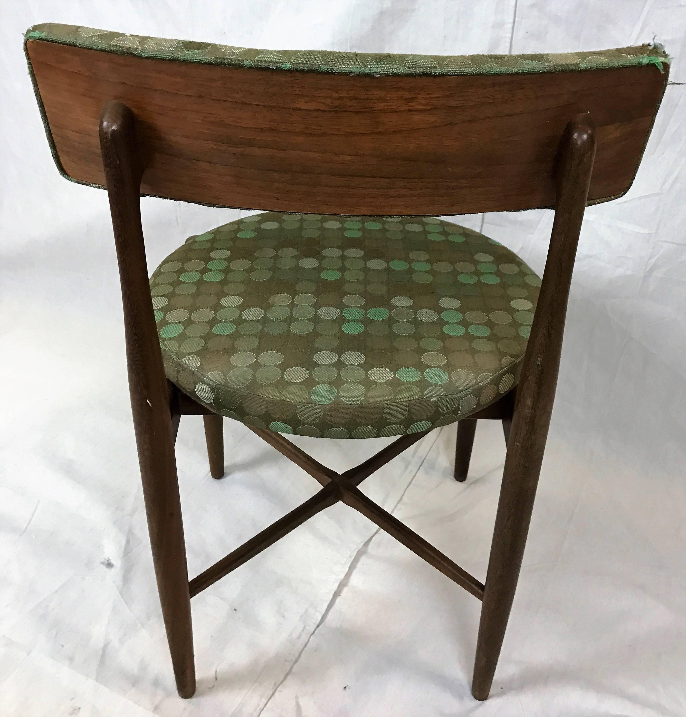 Mid-Century Modern Set of Six Mid-Century Danish G-Plan Dining Chairs Attributed to Ib Kofod Larsen For Sale