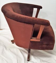 20th Century Pair of  Swivel Lounge Chairs Attributed to Adrian Pearsall