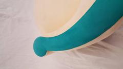 Kagan Corkscrew Swivel Chair and Ottoman