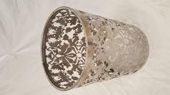 Beautiful Laser Cut Circular Chrome Table